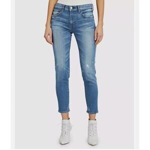 MOUSSY VINTAGE Velma distressed skinny jeans size 25 Mid Rise Japanese Denim